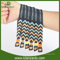 Personalized custom unique disposable fabric wristbands for activity